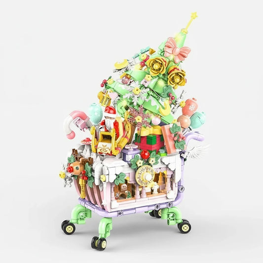 Kerst winkelwagen | Bouwpakket