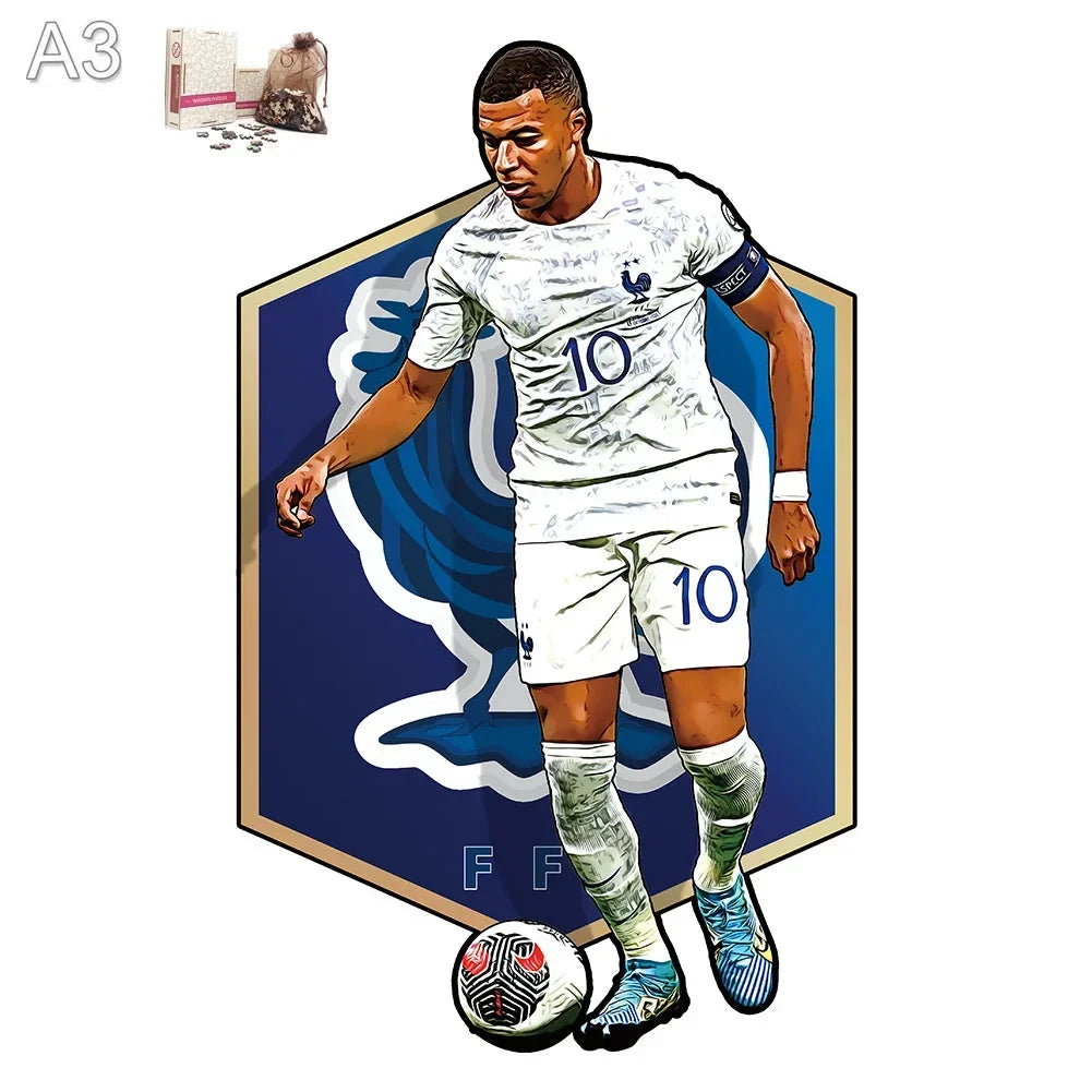 Mbappé Frankrijk | Houten Puzzel