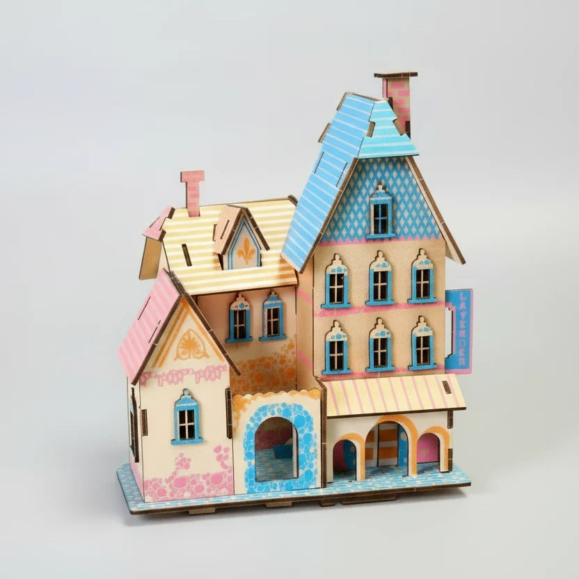 Groot huis | 3D Houten Bouwpakket