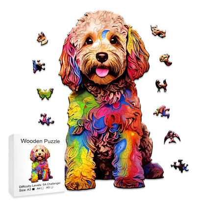 Schattige hond | Houten Puzzel