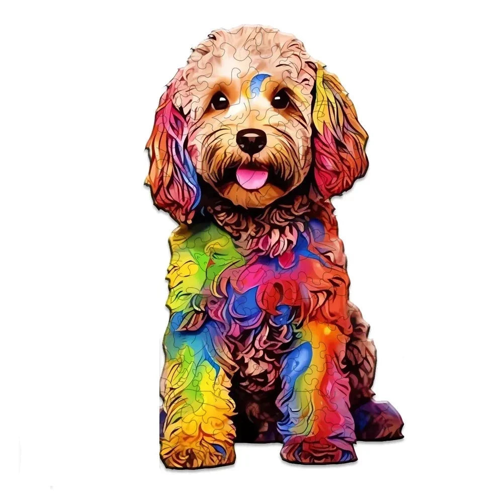 Schattige hond | Houten Puzzel