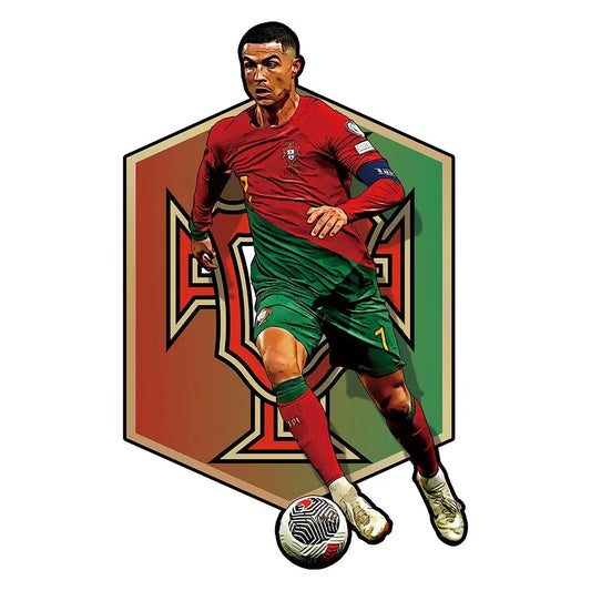 Ronaldo Portugal logo | Houten Puzzel