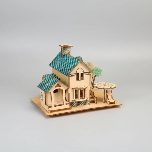 Vakantie huis | 3D Houten Bouwpakket