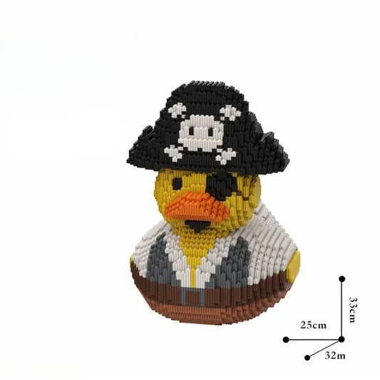Badeend met piratenhoed | Bouwpakket