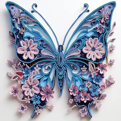 Vlinders diamond painting speciale vorm | Diamond Painting