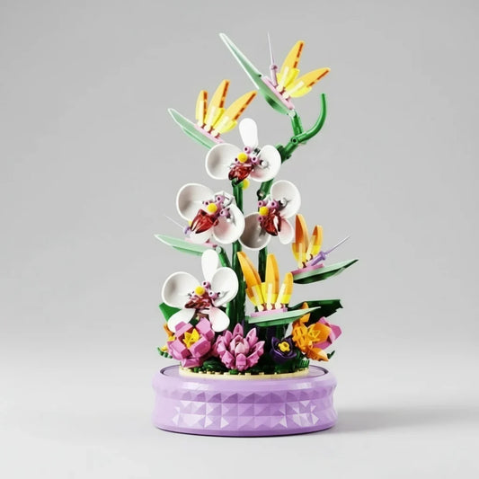 Bloemen muziekdoos | Bouwpakket
