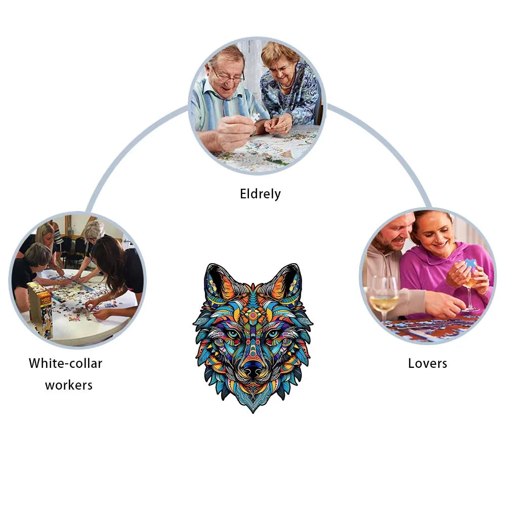 Wolf | Houten Puzzel