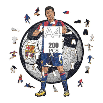 Robert Lewandowski | Houten Puzzel
