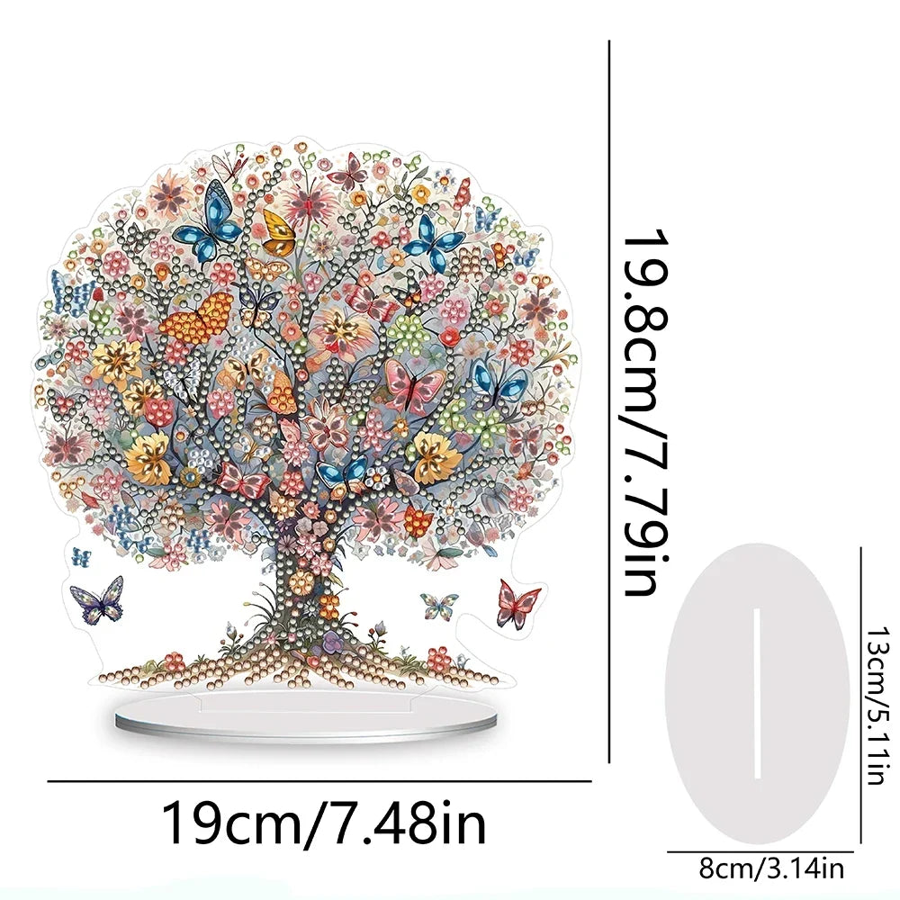 5d vlinder boom | Diamond Painting
