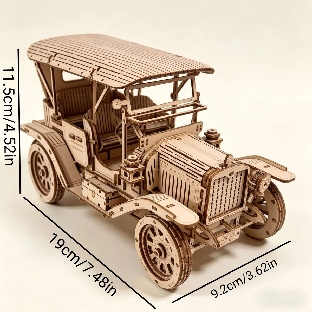 Vintage klassieke auto | 3D Houten Bouwpakket