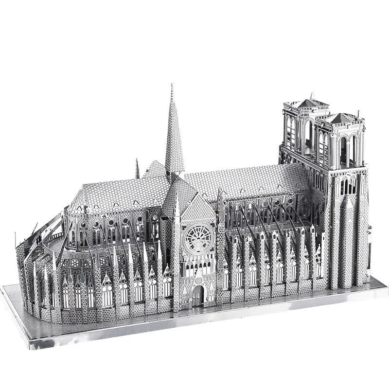 Notre dame | 3D Metalen Puzzel