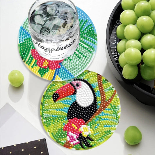 Onderzetters vogels | Diamond Painting