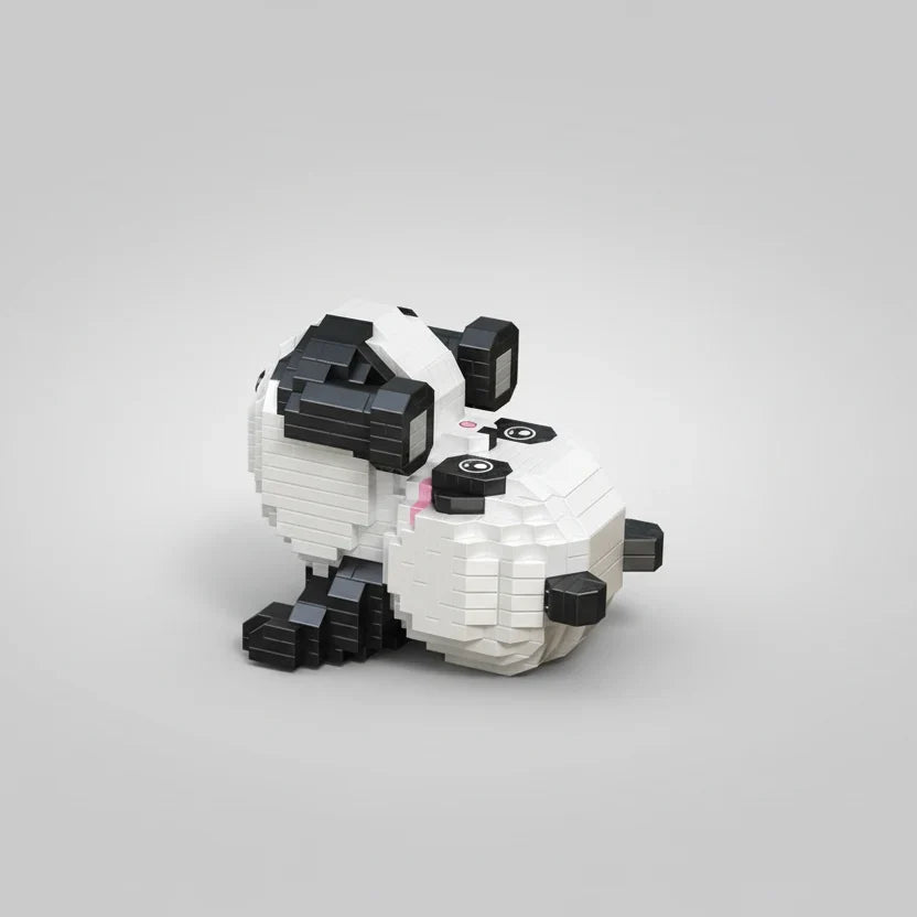 Liggende panda | Bouwpakket