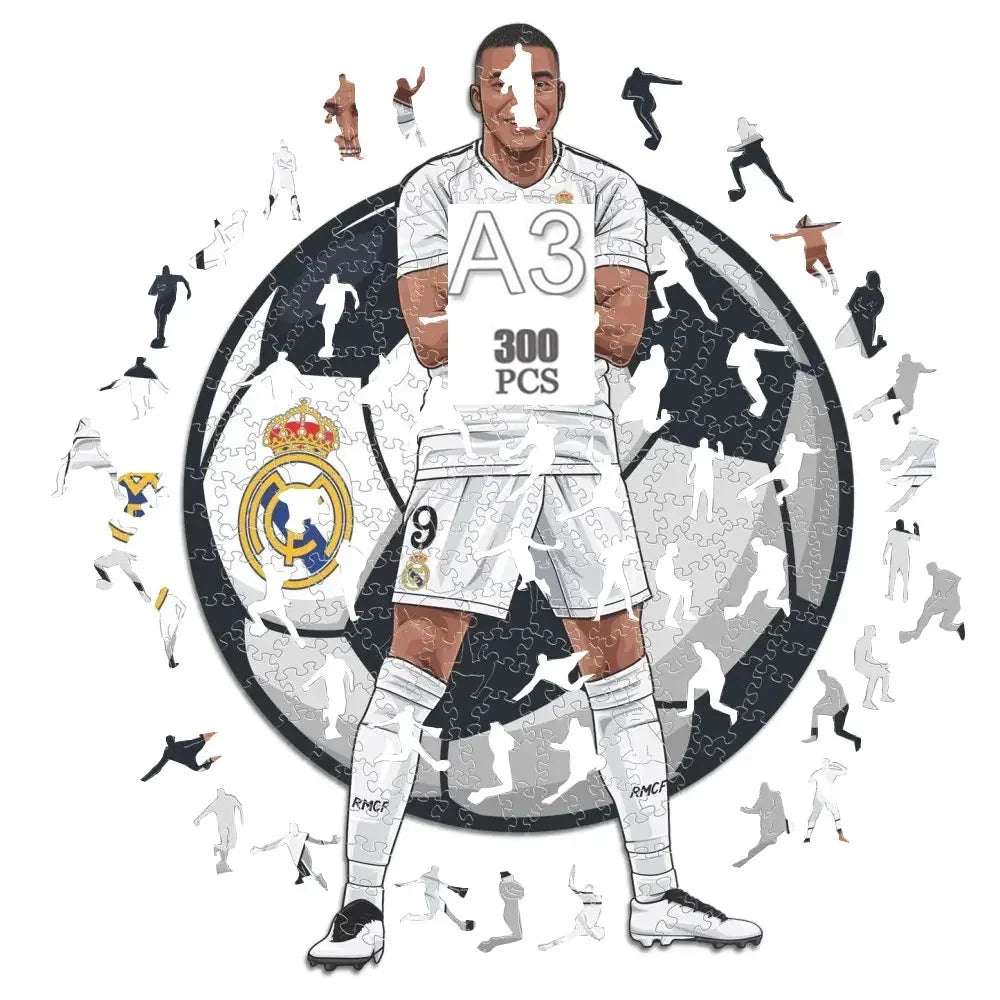 Kylian Mbappé | Houten Puzzel