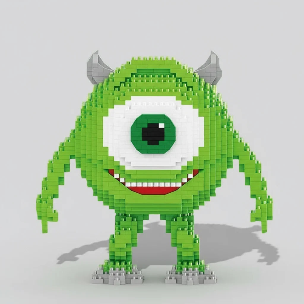 Groen monster met 1 oog | Bouwpakket