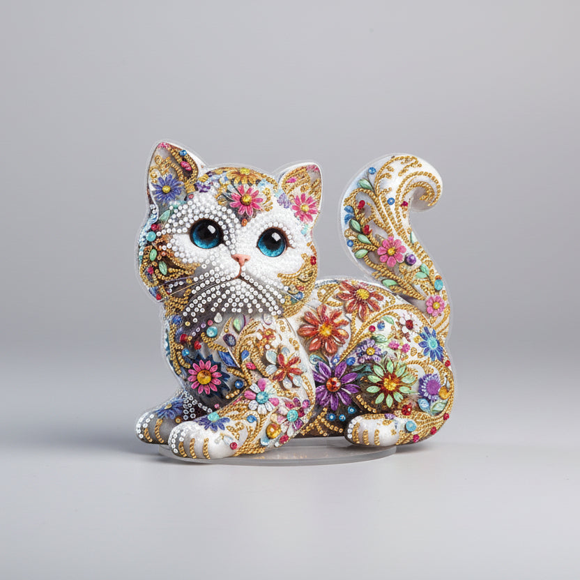 5d schattige kat | Diamond Painting