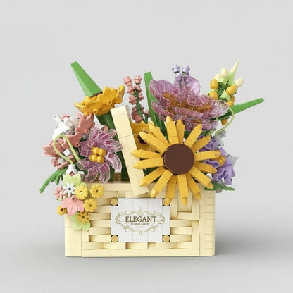 Creatieve bloemenmand | Bouwpakket