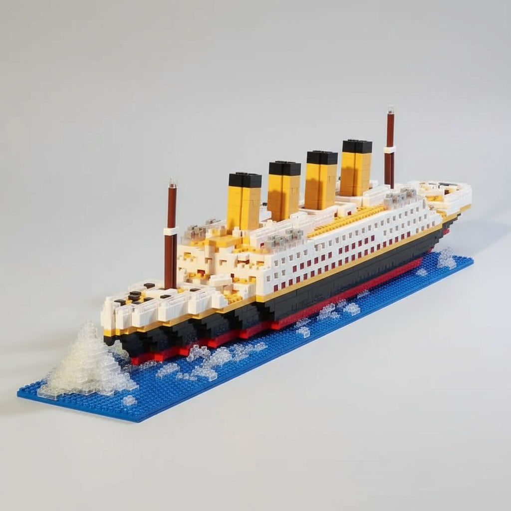 Titanic met rotsblok | Bouwpakket