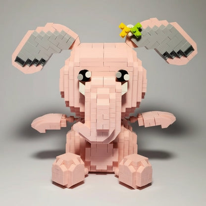 Roze olifant | Bouwpakket