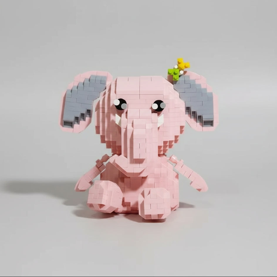 Roze olifant | Bouwpakket