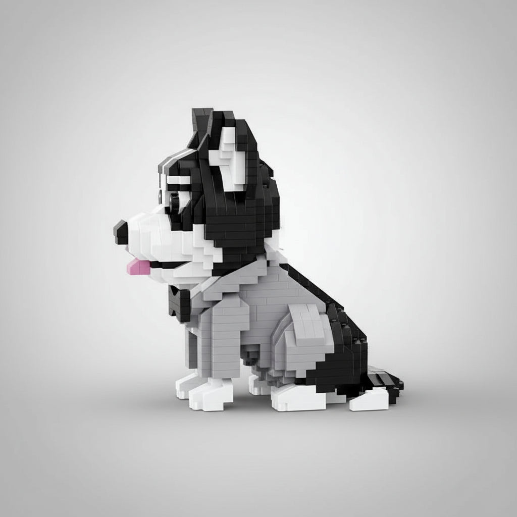 Schattige husky | Bouwpakket