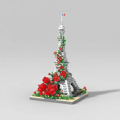 Eiffeltoren met rozen | Bouwpakket