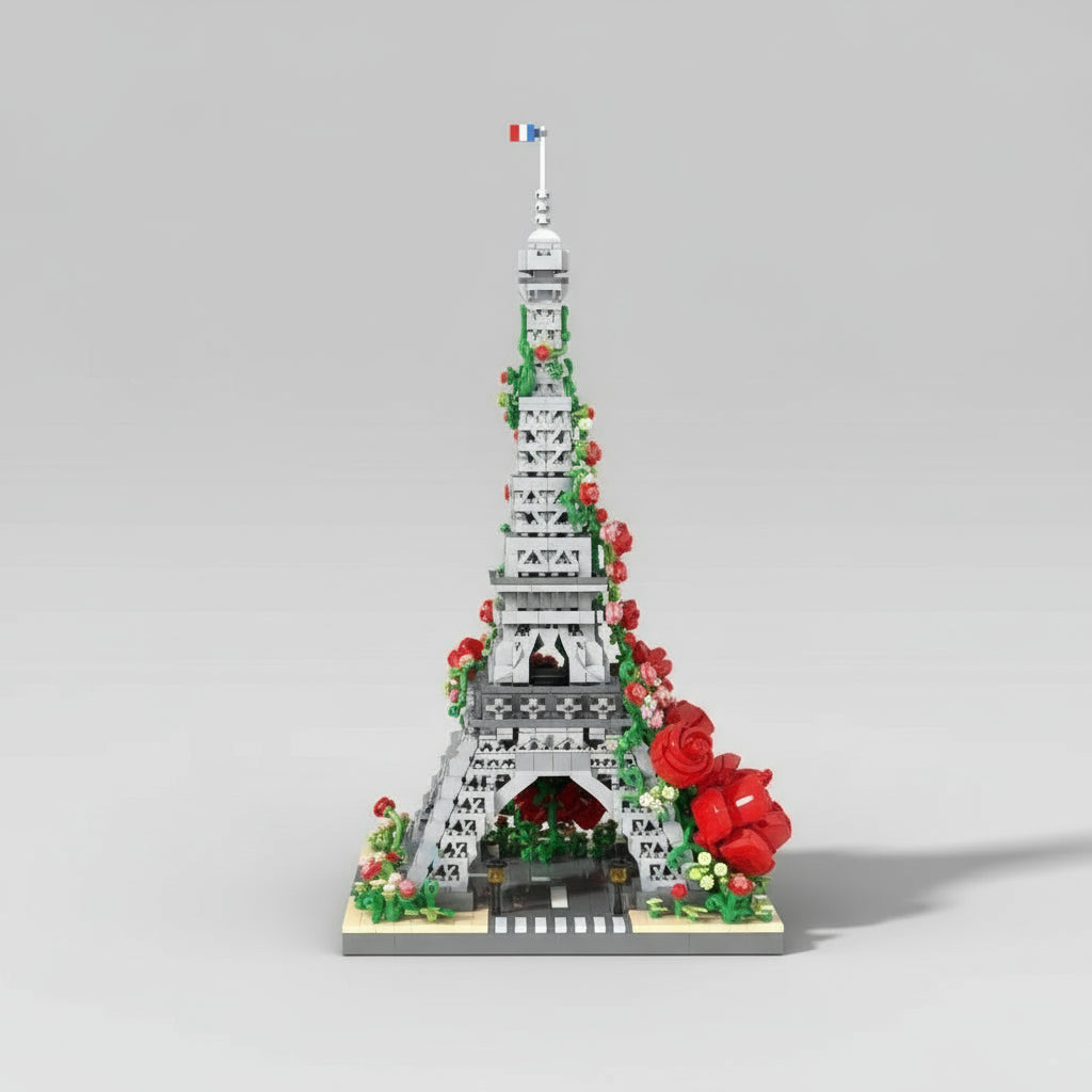 Eiffeltoren met rozen | Bouwpakket