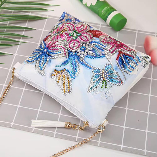 Handtas met bloemen | Diamond Painting