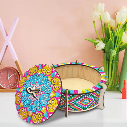 Mandala houten kist | Diamond Painting