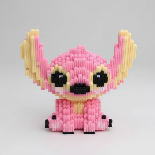 Zittend roze wezen | Bouwpakket
