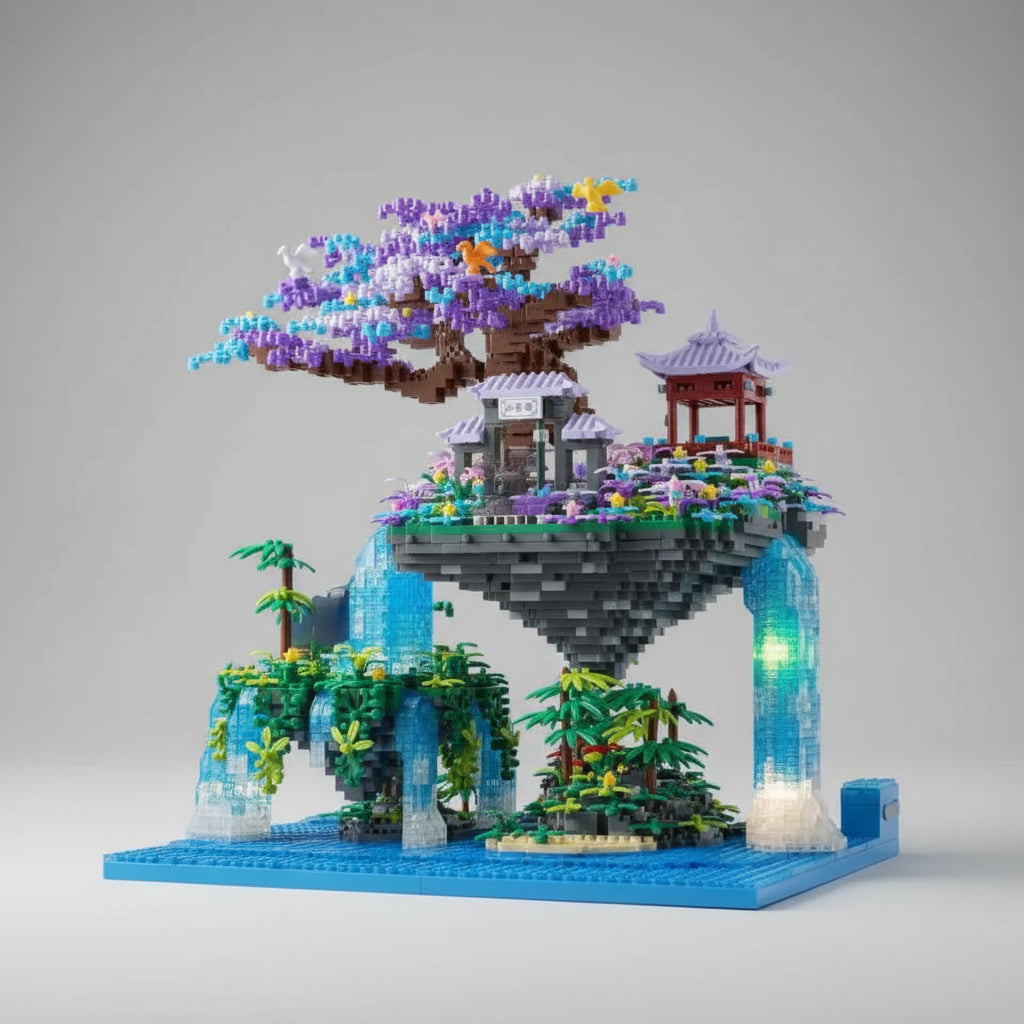 Boomeiland met waterval | Bouwpakket