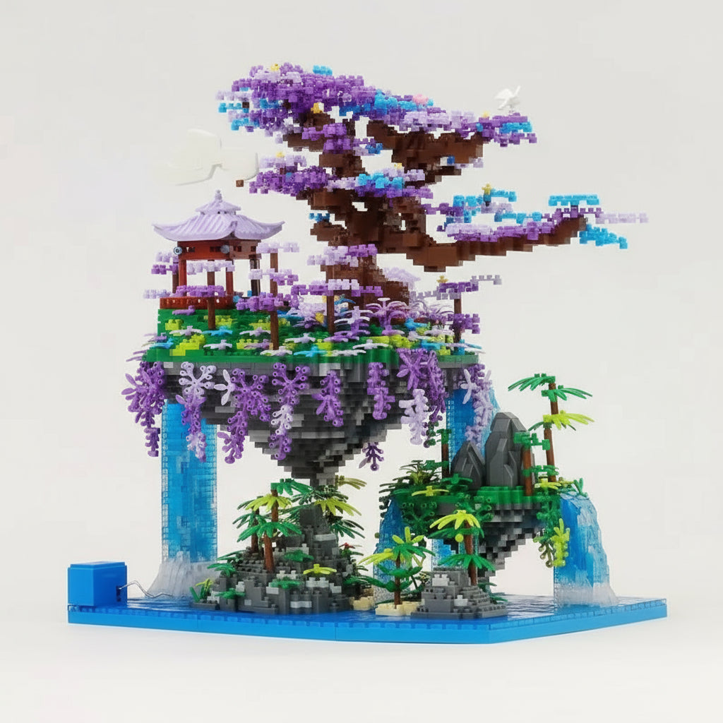 Boomeiland met waterval | Bouwpakket