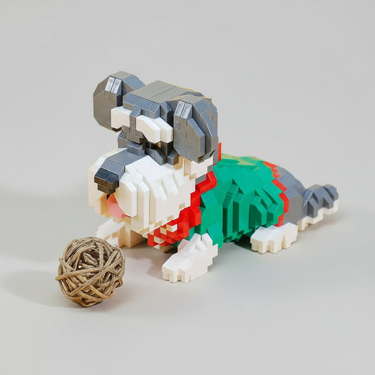 Schattige schnauzer | Bouwpakket