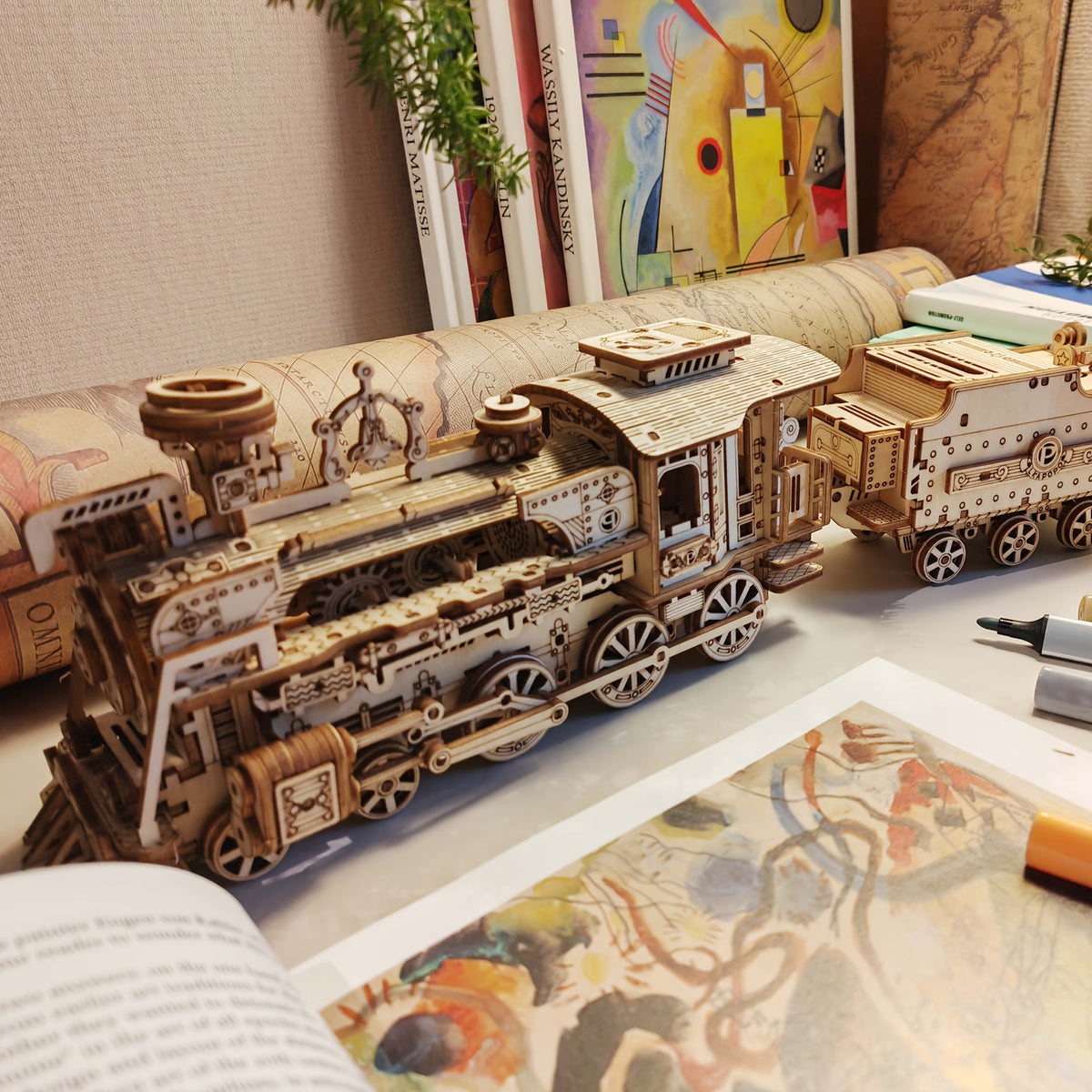 Trein | 3D Houten Bouwpakket