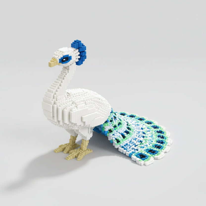 Witte pauw | Bouwpakket