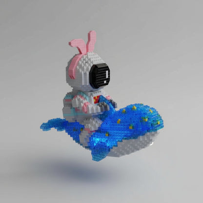 Astronaut op walvis | Bouwpakket