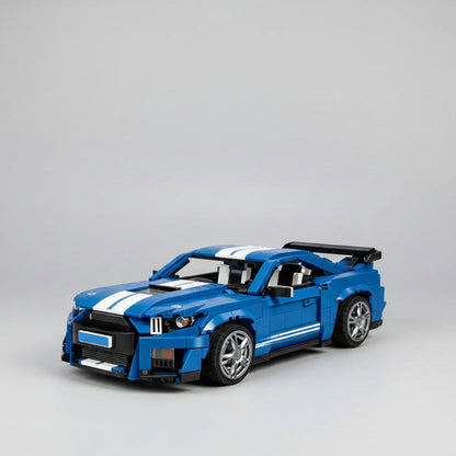 Coole blauwe sport auto | Bouwpakket