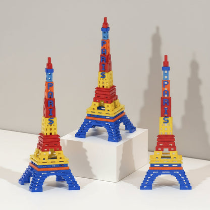 Gekleurde eiffeltoren | Bouwpakket