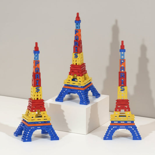Gekleurde eiffeltoren | Bouwpakket