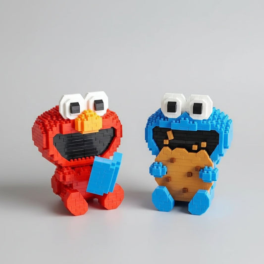 Blauwe monster met koekje | Bouwpakket
