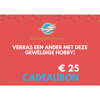 Cadeaubon van Speelset