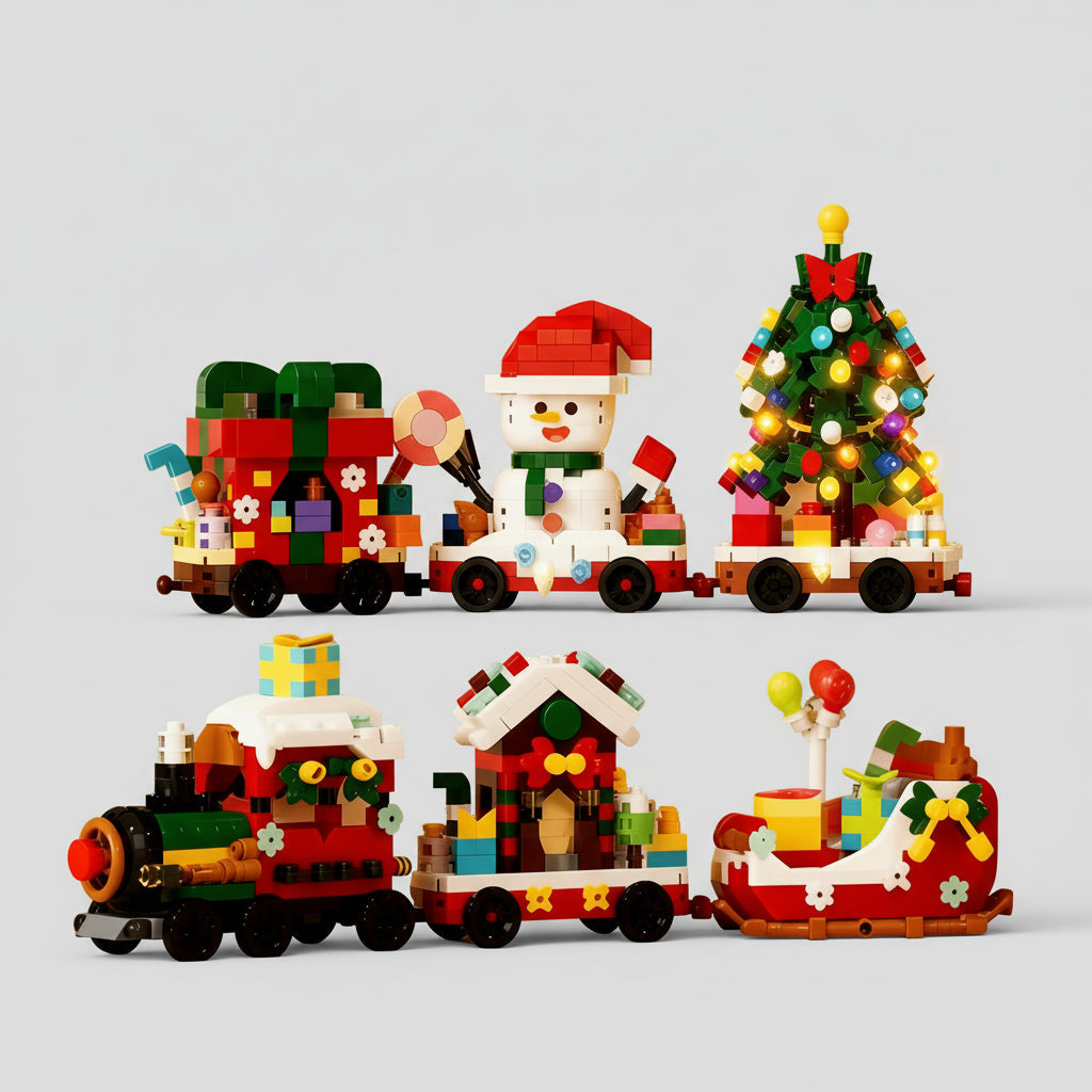 Kerst treintje | Bouwpakket