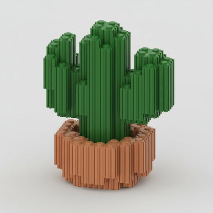 Cactus roos zonnebloem | Bouwpakket