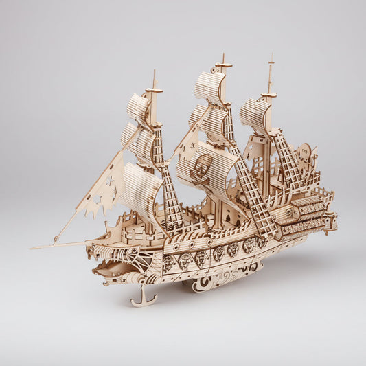 Groot schip | 3D Houten Bouwpakket