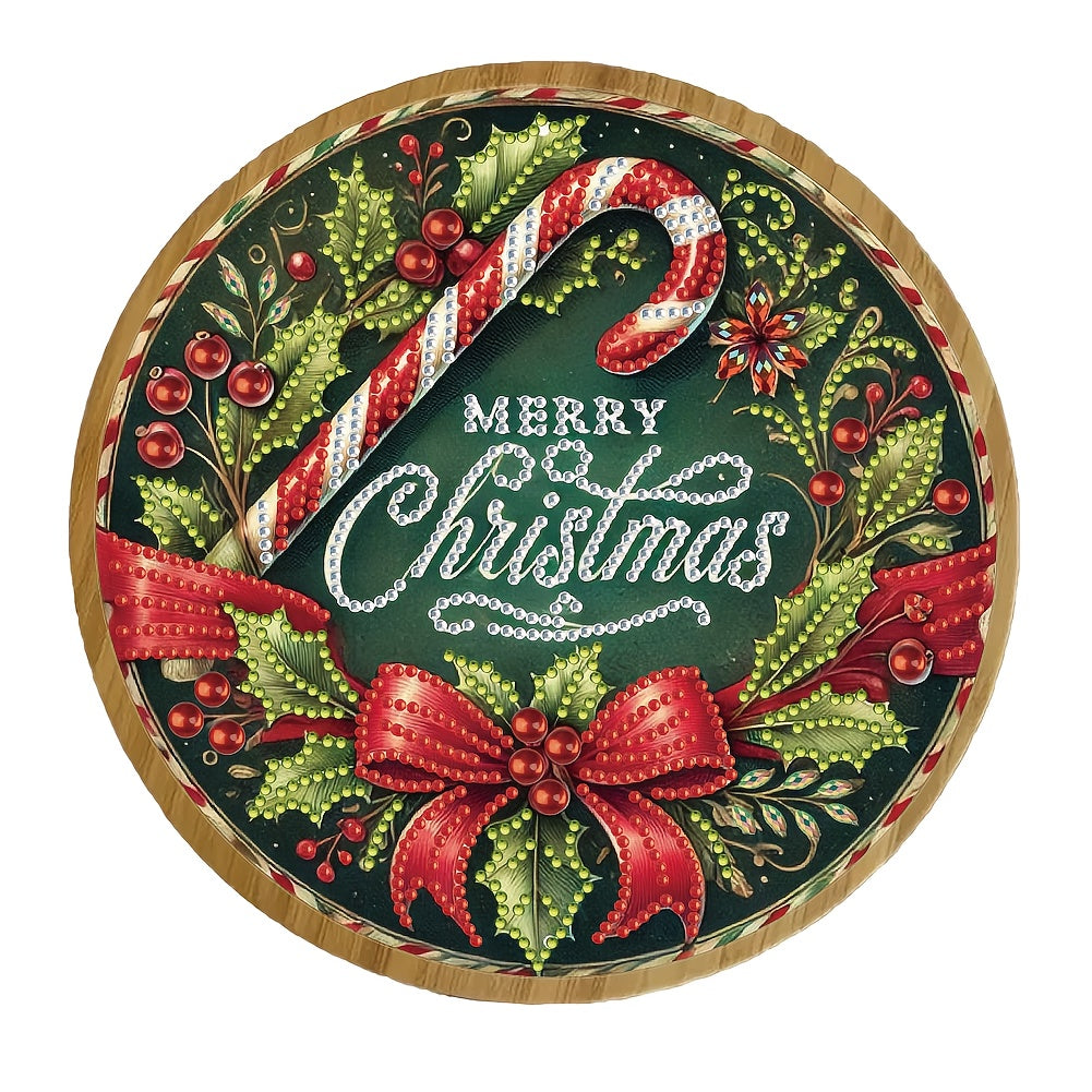 Vrolijk kerstfeest dienblad | Dienblad | Diamond Painting