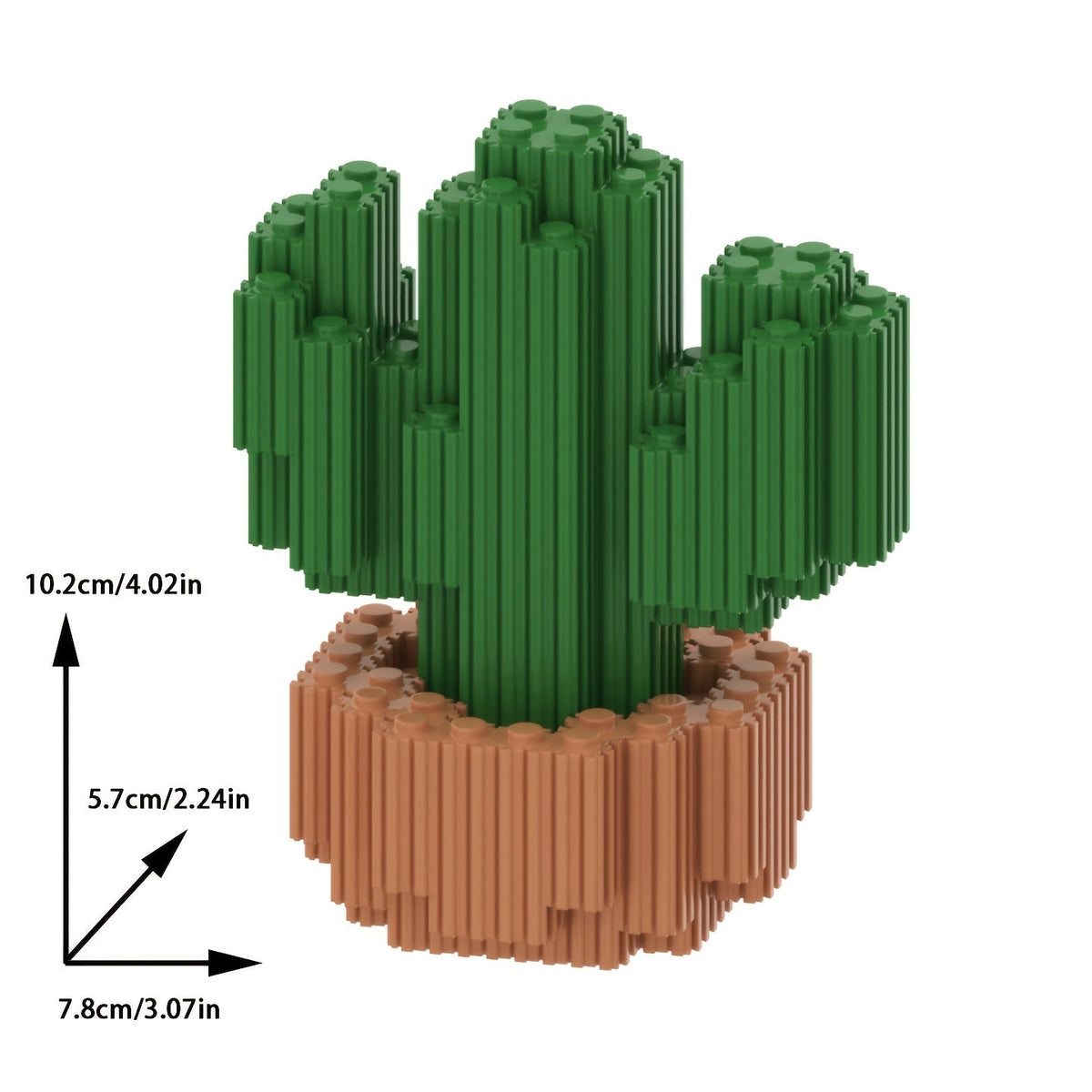 Cactus roos zonnebloem | Bouwpakket