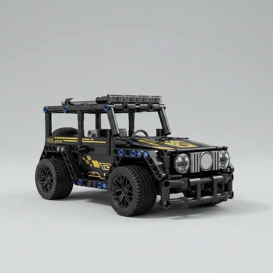 Zwarte offroad auto | Bouwpakket