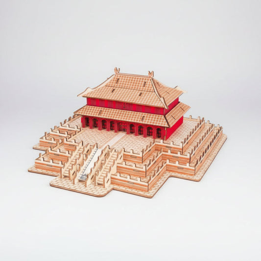 De hal van de opperste harmonie | 3D Houten Bouwpakket