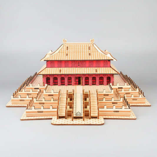 De hal van de opperste harmonie | 3D Houten Bouwpakket