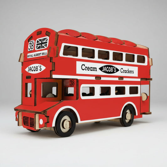 Dubbeldekker bus | 3D Houten Bouwpakket